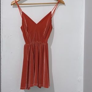 Urban Outfitters velvet romper